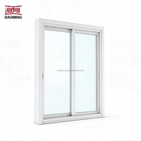 Porte coulissante en PVC sur mesure fabriquée en Chine, double vitrage, étanche, insonorisée, porte en plastique PVC pour balcon, maison, villa