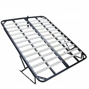 UK Hot Seller modern single/full/double/queen/king piattaforma pieghevole imbottita telai per letto in acciaio