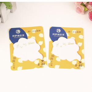 กระดาษโน้ตติดได้แบบมีโลโก้ตามสั่ง, กระดาษโน้ตติดได้แบบนำกลับมาใช้ใหม่ได้, ดีไซน์สร้างสรรค์ตามสั่ง, และกระดาษโน้ตติดได้รูปทรงแปลกตา มีจำหน่ายแล้ว - Product Image 5