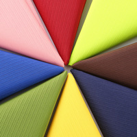 Tissu Oxford en toile de polyester enduit PU imperméable à rayures en fil épais de taffetas poly-coatingé