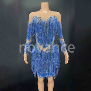 Novance, nuevo diseño, <span class=keywords><strong>ropa</strong></span> para <span class=keywords><strong>mujer</strong></span>, otra <span class=keywords><strong>ropa</strong></span> ostentosa, cristales brillantes, vestido Sexy para baile latino, discoteca, fiesta, <span class=keywords><strong>ropa</strong></span> de escenario - Product Image 1