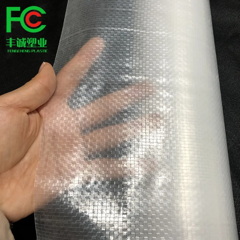 Película de plástico para invernadero, tejido reforzado de pe de 200 micras, cubierta de plástico para invernadero, tela tejida para agricultura