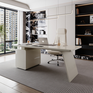 <span class=keywords><strong>Escritorio</strong></span> de oficina moderno, mueble ejecutivo básico <span class=keywords><strong>blanco</strong></span> de lujo, gerente de CEO, <span class=keywords><strong>escritorio</strong></span> de oficina con cajones - Product Image 5