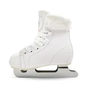 Patins à glace So Cute Baby Taille de 25-29 Double lames Patins à glace pour petits enfants Patins à glace d'hiver en acier inoxydable