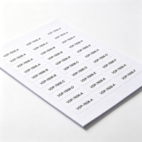 Étiquettes à données variables Haoxuan OEM, papier semi-brillant, impression numérique, autocollants adhésifs pour la gestion des informations produit