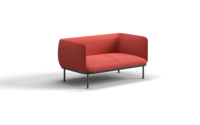 Conjunto de Sofás Modernos ATWOKA para Recepción de Oficina, Muebles de Tela para Sala de Espera
