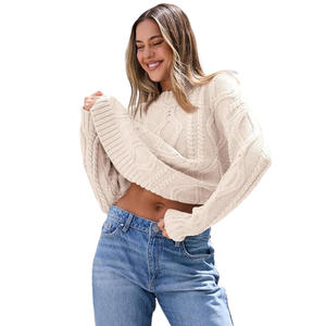 women's long knit <b>cardigan</b> <b>coat</b> open front winter sweater jacket casual warm outerwear - Product Image 5