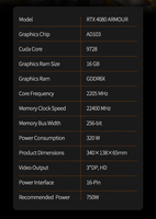 Fabricant GPU haut de gamme Geforce Rtx 4080 16 Go PC carte graphique Tri-Fan GDDR6X 256 bits 16 broches carte graphique de jeu