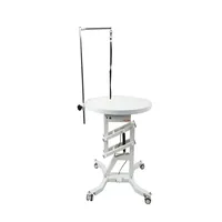 Table de toilettage professionnelle pour chien Shernbao FT-831 PRO, lumière LED bicolore, matériau en fer, système de levage électrique, 74-104 cm
