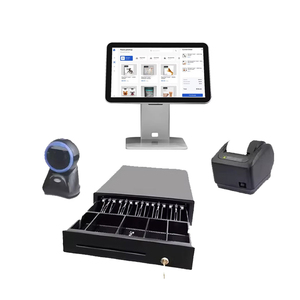 Terminal de caisse tactile 15,6 pouces, système de point de vente Android tout-en-un avec imprimante NFC, scanner et lecteur de codes-barres pour la vente au détail - Product Image 1