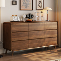 Meuble TV moderne en bois massif pour salon et chambre à coucher avec tiroirs de grande capacité - Meubles pour la maison et l'hôtellerie
