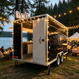 Turnkey Ice Cream Trailer Fully Equipped Pizza Food Truck Compact Smoothie VIN Catering Cart - Product Image 5