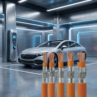 Cable de Carga para Vehículos Eléctricos Tipo 2 Trifásico IEC 62196 con Aislamiento XLPE y Conductor de Cobre de 16A, Personalizable para Todos los Coches Eléctricos