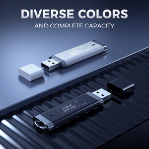 USKY extrême impression de LOGO personnalisé clé USB Ultra haute vitesse cadeau de promotion pince en aluminium clé USB 3.0 USB 2.0 clé USB - Product Image 1