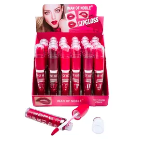 IMAN OF NOBLE Its own brand waterproof durable Six color red Avoid liquid lip gloss containers tube