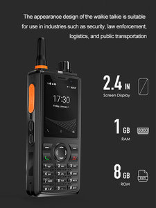 วิทยุสื่อสารสองทาง T60 4G ระบบ Android 8.1 หน่วยความจำ 1+8GB ใช้งานร่วมกับ Zello และ REAL-PTT L786 ได้ - Product Image 2
