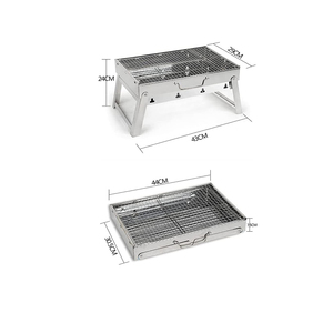 <span class=keywords><strong>Barbecue</strong></span> au <span class=keywords><strong>charbon</strong></span> <span class=keywords><strong>de</strong></span> <span class=keywords><strong>bois</strong></span> Yakitori Grill pliable en acier inoxydable Outdoor Camp - Product Image 4