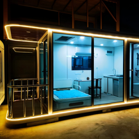 Casa Prefabricada Económica Tipo Cabaña Apple, Casa Cápsula Modular Prefabricada, Vivienda Portátil de Montaje Rápido, Hotel Móvil Ecológico Pequeño