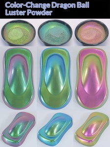 ผงสีเปลี่ยนสีแบบคาเมเลี่ยน 25 กรัม สำหรับสีรถยนต์/เรซิ่นอีพ็อกซี่ งานฝีมือ DIY ผงไมก้าเปลี่ยนสี - Product Image 4