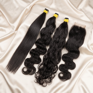 Cheveux vierges vietnamiens de qualité supérieure en vrac, naturels ondulés/lisses, pour tresses, cuticules alignées, teints, Thanh Hair Q777 Remy 100-250g, teinte plus foncée - Product Image 1
