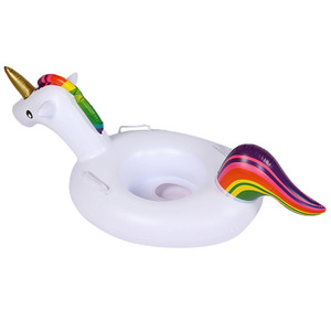 Inflatable Unicorn Swimming <b>Ring</b> 70x50cm <b>Cartoon</b> Design For Children Water Sports Float - Product Image 1
