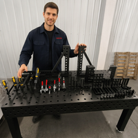 Nouvelle plateforme de soudage flexible 3D sur mesure Meisida en acier Q355, alimentée par batterie, avec traitement de nitridation, système de fixation de précision 1