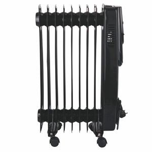 Radiateur à huile noir 9 éléments 2000 W - Product Image 2