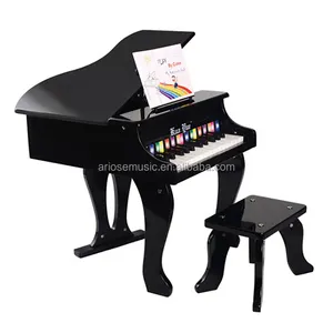 Toy Digital Wooden Piano for Children Upright and Grand Style Model Number Keyboard