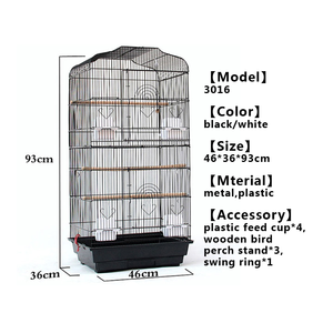 Casa gabbia per uccelli di alta qualità gabbia canarino voliera piccioni casa per uccelli - Product Image 2