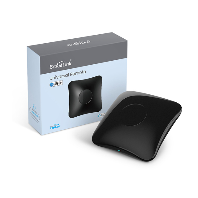 Broadlink RM4 Pro Smart Automation Universal Intelligent WiFi IR RF Remote Controller Suitable for TV, STB Work with Alexa