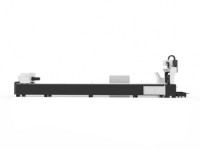 Mesin Pemotong Tabung Laser Kecil 1500W 3KW Kontrol Raycus Raytools Delta Servo HIWIN Rail YYC Rack 6M