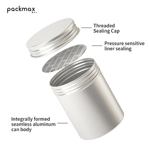 50*65mm Food Grade Aluminum Tin for Supplements Vitamins Calcium <b>Tablets</b> - Metal Pill Storage <b>Container</b> Wholesale - Product Image 4