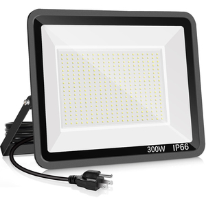 Reflector LED para Exteriores de 10W 20W 30W 50W 100W 150W 200W 300W, Cuerpo de Aluminio, IP66 Impermeable, para Caminos, Jardines, Puertas y Paredes - Product Image 1