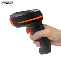 Escáner de Código de Barras Industrial 2D DOAO DW-2100, Lector de Código de Barras Inalámbrico 2.4G con Soporte para Escáner