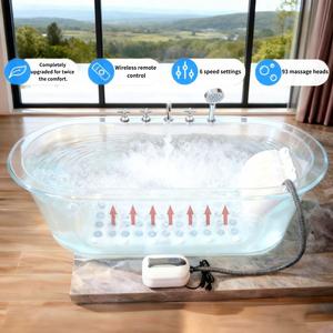 <span class=keywords><strong>Tapis</strong></span> de bain antidérapant à bulles d'air massantes avec télécommande et LED <span class=keywords><strong>pour</strong></span> la relaxation à domicile, cadeau de <span class=keywords><strong>spa</strong></span> <span class=keywords><strong>pour</strong></span> elle et lui, bain de luxe - Product Image 3