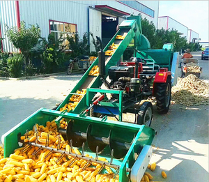 Tự động cho ăn Ngô tuốt Ngô thiết bị đập Ngô điện Ngô-Cối máy thép không gỉ Ngô tuốt Lúa Nhà máy - Product Image 1