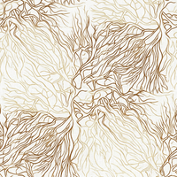 Essuie-tout en coton biologique à motif de toile de mycélium durable pour une maison soucieuse de l'environnement