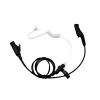 Headset Walkie Talkie dengan Tabung Akustik Udara, Mikrofon, Earphone Radio Dua Arah Motorola, Aksesoris APX N50 N70 R7 MXP600 HX-811
