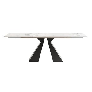 Mesa <span class=keywords><strong>de</strong></span> Comedor Comercial Extensible y Plegable para Apartamentos, con Superficie <span class=keywords><strong>de</strong></span> Piedra Sinterizada Resistente a los Arañazos, Muebles Modernos para Hoteles, <span class=keywords><strong>Venta</strong></span> al Por Mayor - Product Image 5