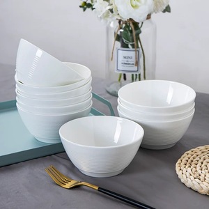 Bán buôn 4.5 inch súp gốm Ramen món tráng miệng bữa ăn tối phục vụ Bát Trắng Lót máy rửa chén an toàn kỳ nghỉ Tự Chọn Nhà Hàng - Product Image 6