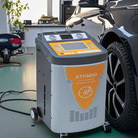 Impresora de Datos de Vehículos York, Totalmente Automática, AC 220-240V, Cambiador de Aceite de Transmisión Automática, Pantalla Táctil de 10 Pulgadas, 5m de Cable para Aceite