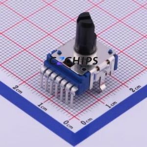 Resistencia Ajustable/Potenciómetro RK14K12C0A1S, Componente de Orificio Pasante (THT), Resistencia de 10kOhm, 20%, 50V, 50mW - Product Image 1