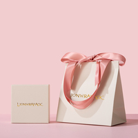 Boîtes d'Emballage Cadeau Coulissantes Personnalisées Lionwrapack pour Bijoux, Boucles d'Oreilles et Colliers, avec Logo Imprimé