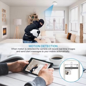 Caméra miniature WIFI 1080P avec application pour la détection de fumée - Product Image 5