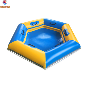 Ống Bè Tròn Gia Đình PVC Nguyên Chất 4 Người Bè Công Viên Nước Bơm Hơi Cho CẦU TRƯỢT Hồ Bơi Bằng Sợi Thủy Tinh - Product Image 3