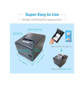 WiFi pour Bluetooth USB Support Ubereats Thermal Receipt Printer 3 pouces de largeur de papier pour caisse enregistreuse Food Delivery App Print - Product Image 5