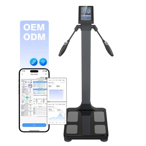 Báscula Analizadora de Composición Corporal y Grasa de 8 Electrodos Única con Conectividad Bluetooth y Wi-Fi, Medición de Peso e IMC para Centros de Fitness - Product Image 1
