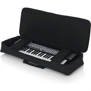 Échantillon Gratuit : Housse Portable pour Orgue Électronique 37 Touches avec 2 Poches de Rangement, Bretelles Réglables, en Polyester - Product Image 3