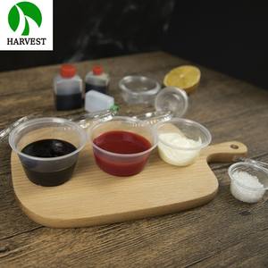 แก้วใส่สลัดแบบใส่กลับบ้าน,ถ้วยซอสอาหารสำเร็จรูปพลาสติกใส2ออนซ์พร้อมฝาปิด - Product Image 6