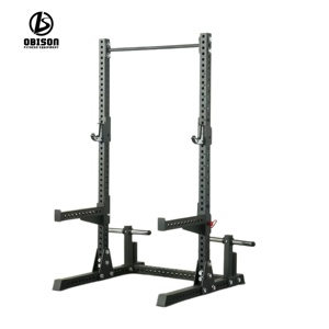 <b>Half</b> Power <b>Rack</b> Squat Stand Home Gym Weight Lifting Training Equipment - Product Image 1